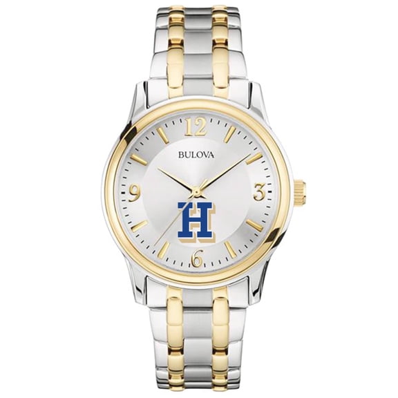 Bulova Silver Hamilton Continentals Classic Two-Tone Round Watch