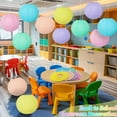 thumbnail image 5 of Aodebiao Paper Lanterns Rustic Hanging Decorations Farm Classroom Party Supplies Multicolor Wedding Shower Birthday Decorative Pendant Lamp Fiesta Aesthetic, 5 of 5
