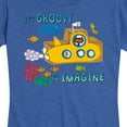 thumbnail image 3 of Pete The Cat - It's Groovy To Imagine - Women's Short Sleeve Graphic T-Shirt, 3 of 6