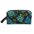thumbnail image 2 of Uemuo Play Game Pattern Portable Toiletry Bags with Handle, Waterproof travel Make up Bags for Women, Large Capacity Travel Cosmetic Bags, 2 of 9