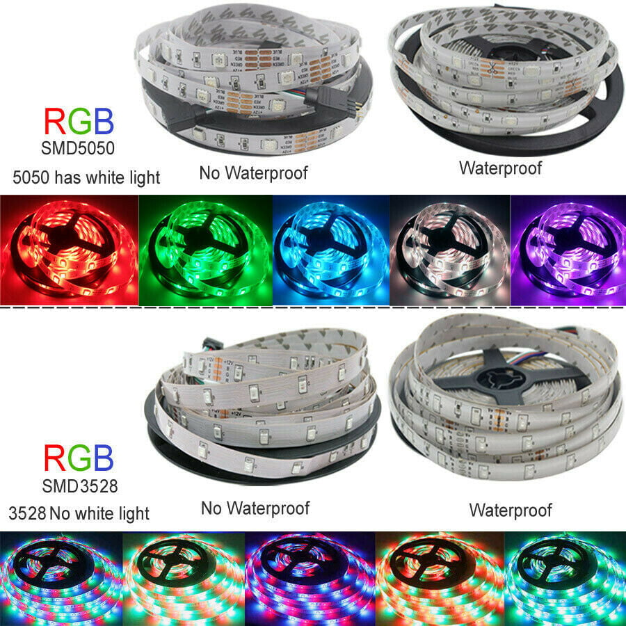 Wholesale 5M 300LEDS 3528 5050 5630 RGB  White Waterproof LED Strip Light DC12V 