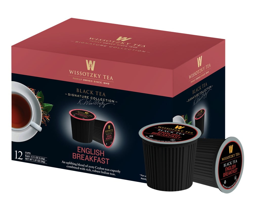 Wissotzky Tea English Breakfast Black Tea Single Serve Cups For Keurig