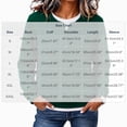 thumbnail image 2 of cocolona Womens Sweatshirts no Hood Crew Neck Patchwork Casual Long Sleeve Button Trendy Pullover Sweatshirts, 2 of 7