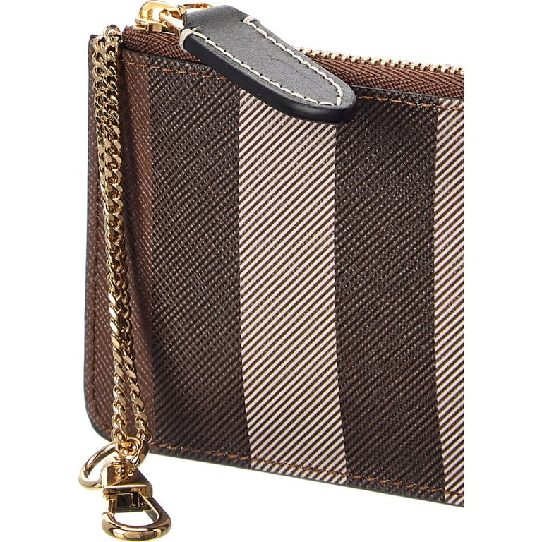 Burberry Dark Birch Brown Kelbrook Zip Coin Purse - Walmart.com