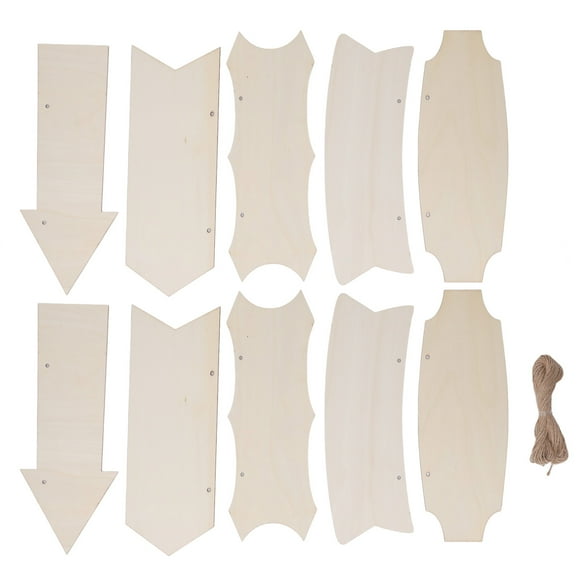 Hanging Wood Arrow Sign10pcs Wooden Arrows Wall Wood Arrow Sign Arrow Wood Decor Striking Appearance