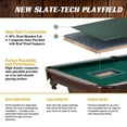 thumbnail image 3 of 8.5 ft Arlington Slate-Tech Drop Pocket Pool Table, Billiard Ball and Cue Stick Set Included, by Barrington Billiards, 3 of 8