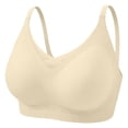 thumbnail image 2 of Npasoilc Seamless Supportive Wireless Bra for Women Push Up Bra Bralette Bras Underwear Mesh Strapless Bra with Molded Cups, 2 of 5