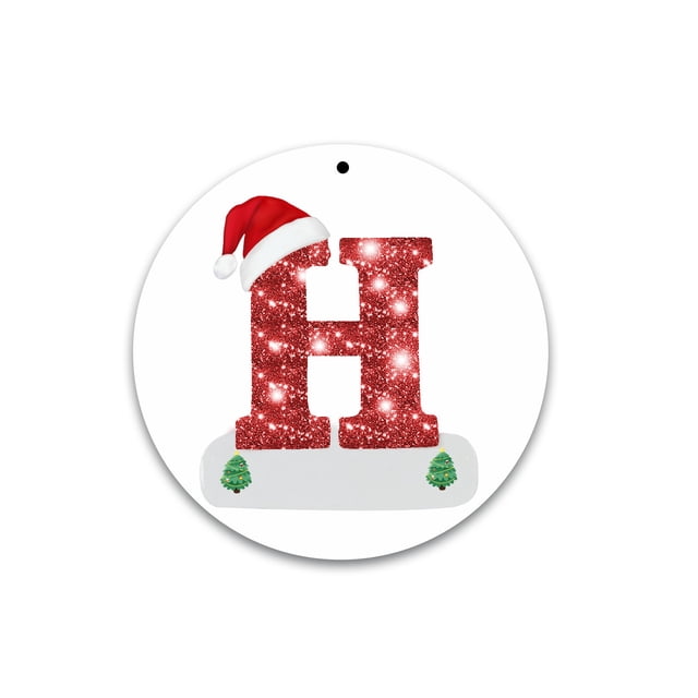 RKSTN Acrylic Circular Letters Acrylic Christmas Letters DIY Round Listing H Home Decor