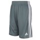 thumbnail image 1 of Pantalones cortos adidas Classic de 3 rayas para niños, color gris, talla S (8 Plus), 1 of 6