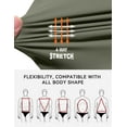 thumbnail image 4 of Little Donkey Andy Men's Quick-Drying Running Pants, Stretch Cooling Performance Mens Joggers with Pockets (Grey Green S), 4 of 7