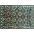 thumbnail image 1 of Ahgly Company Indoor Rectangle Oriental Light Blue Industrial Area Rugs, 8' x 12', 1 of 4