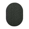 thumbnail image 1 of Furnish My Place Indoor/Outdoor Rug Black 2' x 3' Oval Made in Usa, Area Rugs Great for Kids, Pets, Event, Wedding, 1 of 5