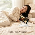 thumbnail image 7 of Adjustable Phone Stand for Desk, Sturdy Universal Holder Compatible with iPhone Samsung, Portable Foldable Phone Holder for Video Calls Reading Movies, Compact Lightweight Modern Design, 7 of 7