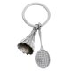 thumbnail image 2 of Damas ejercicio Llavero a Forma de Raqueta de Bádminton y Badminton el Espíritu Fuerte e Inquebrantable de Deportividad perfke Llavero Metálico, 2 of 5