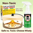 thumbnail image 6 of ACDANC Flea Trap,Sticky Pad Flea Trap with 2 Glue Discs & 2 Light Bulbs,Natural Insect Trap,Pest Control for Flea,Bed Bug,Moths,Fly,Ants,Cockroach,Odorless,Non-Toxic,Safe for Family, 6 of 7