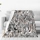 thumbnail image 1 of Balery Leopard And Zebra Manta de Felpa Suave y Acogedora – Cobija de Franela Aterciopelada para Cama, Lavable y Cálida para Sofá, Mascotas, Transpirable-50"x40", 1 of 7