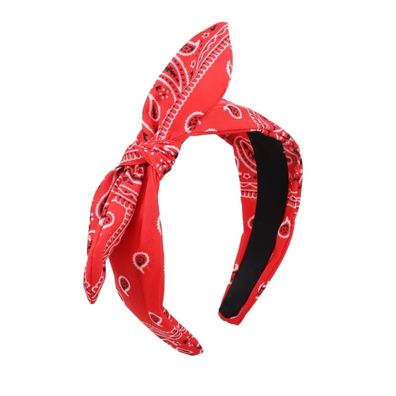 Way to Celebrate Americana Red Bandana Print Headband