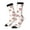2 Black-1, variant on Red Fox for Adult Socks Casual Athletic Stretchy Loose Socks for Women Men Non-Slip Middle Tube Socks