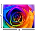 thumbnail image 6 of HFDF Colorful Rose Canvas Patg Wall Art Nature Flower Still Life Artwork Modern Floral Wall Pictures for Livg Room Bedroom Home Decoration 10x8inch Framed, 6 of 6