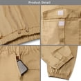 thumbnail image 6 of Htwon Mens Casual Pants Sweatpants for Men Fashion Elastic Sports Slim Fit Stretch Trousers(Khaki, 2XL), 6 of 8
