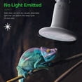 thumbnail image 5 of Simple Deluxe 150W Ceramic Heat Emitter Reptile Heat Lamp Bulb No Light Emitting Brooder Coop Heater for Amphibian Pet Snake Turtle & Incubating Chicken, No Harm, White, 1 Pack, 5 of 7