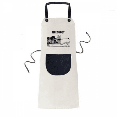 

Sport Entertainment Apron Adjustable Bib Cotton Linen BBQ Kitchen Pocket Pinafore