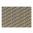 thumbnail image 1 of Autumn Cutting Board, Continuous Pattern of Zentangle Style Ornamental Leaves in Pastel Tones, Decorative Tempered Glass Cutting and Serving Board, in 3 Sizes, by Ambesonne, 1 of 2
