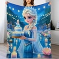 thumbnail image 5 of Frozen Throw Blanket for Kids Frozen Merch for Girls Boys 50"*60"（130*150cm） Blankets, 5 of 8