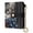 National Flag-Themed Cat, variant on Small Wallet For Women Bifold Leather Pocket Coin Credit Card Holder With RFID Blocking Penguins Surfing on Waves