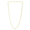 thumbnail image 2 of 14K Yellow Gold 30in 2.1mm Round Wheat Chain with Lobster Clasp, 2 of 4