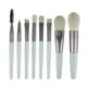 thumbnail image 2 of Seitruly Paquete de 8 brochas de maquillaje con mango de plástico, bolsa de almacenamiento impermeable, kit de maquillaje para base de polvo, Pinceles de maquillaje y herramientas Azul claro Tipo 2, 2 of 6