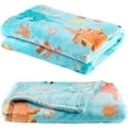 thumbnail image 5 of Koltose by Mash - Dinosaur Throw Blanket, Fleece Fabric, XL 50”x 60”, Machine Washable, 5 of 6