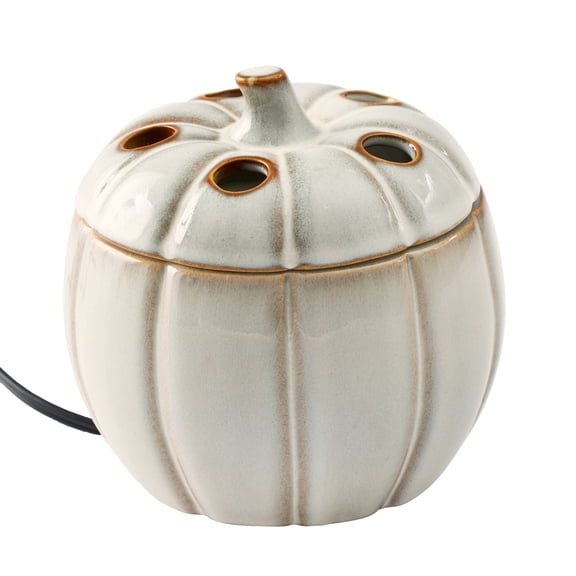 Better Homes & Gardens Reactive Glaze Pumpkin Wax Warmer Farm Apple Pumpkin Wax Melt Starter Kit