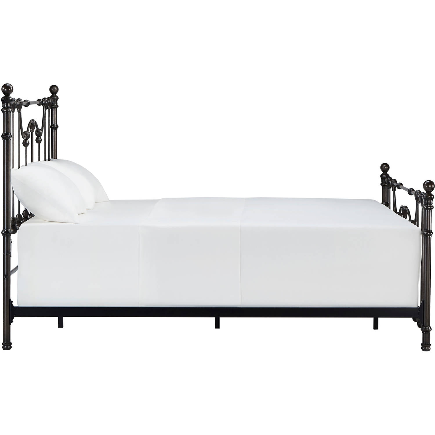 Weston Home Ryde King Metal Bed, Bronzed Black