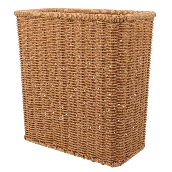 Luxshiny Storage Baskets Plastic Khaki Garbage Collection for Kitchen Use 1Pack