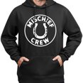 thumbnail image 3 of Sudadera con capucha de pandilla traviesa retro americana, algodón agradable para la piel, top informal unisex, 3 of 5