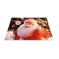 thumbnail image 1 of Christmas Rugs Non Skid Santa Claus Area Rug for Entry Way Entryway Holiday E, 1 of 9