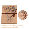 thumbnail image 3 of álbum de fotos DIY, álbum de Fotos Hecho a Mano de Papel Kraft Scrapbooking Album Cuaderno, Regalo ú el Amante, Amigos, Familia, Ni?os album para fotos Spptty decoración hogareña, 3 of 9