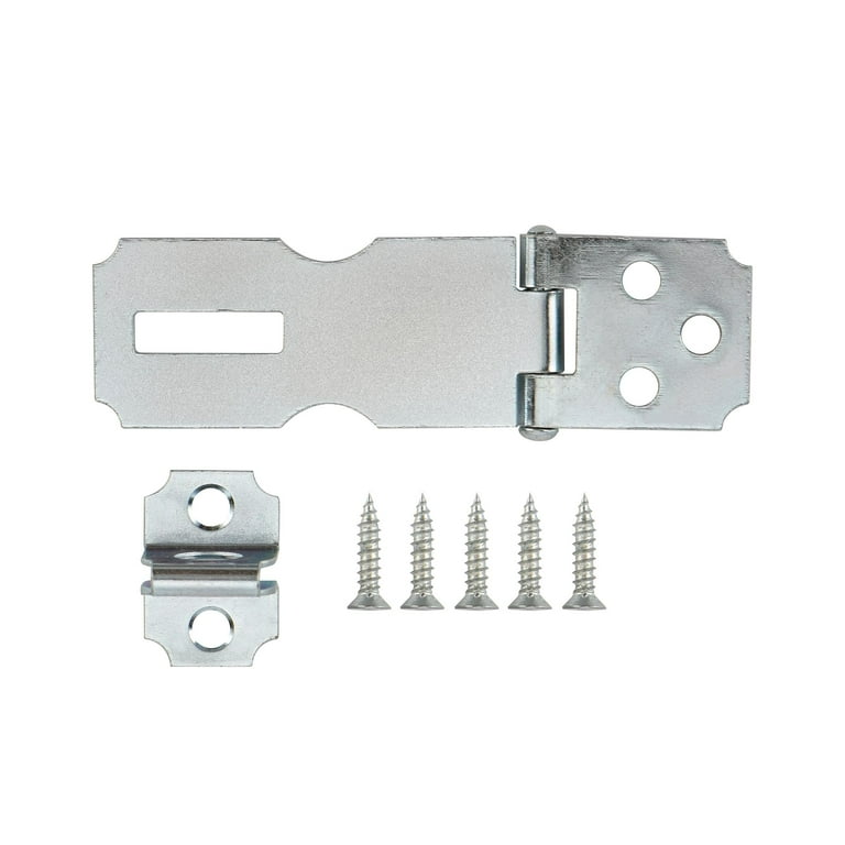 Heavy Duty Bolt-On Hasp & Staple – 8 Inch Galvanized Security Lock For Sheds & Gates