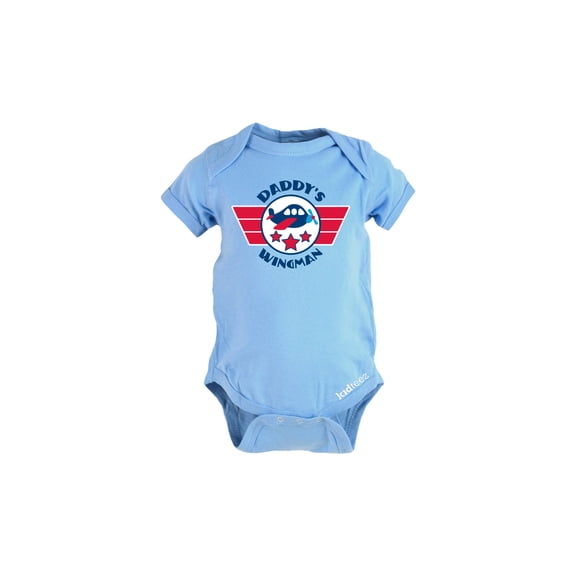 Instant Message - Daddy's Wingman, Plane - Infant Baby One Piece