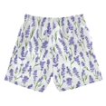 thumbnail image 7 of FORMRS Boys Swim Trunks Quick Dry Mesh Lining Beach Boardshorts, Sizes XS-XL, Watercolor Lavender Pattern, 7 of 7