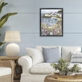 thumbnail image 3 of Stupell Industries Rustic Lodge Seaside Sailboats in Village Bay Black Floating Frame Canvas Art, 17 x 21, by Riley B, 3 of 8