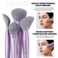 thumbnail image 4 of Set de brochas de maquillaje Jessup Face T514, 5 unidades, color morado sintético, 4 of 7