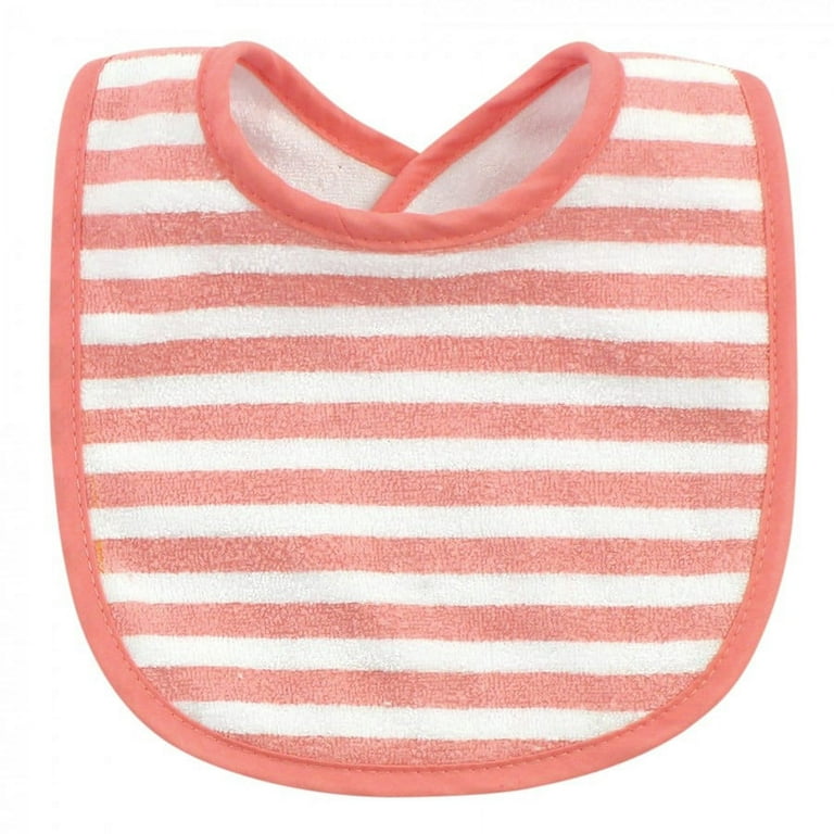 Hudson Baby Infant Girl Cotton and Polyester Bibs 10pk, Im