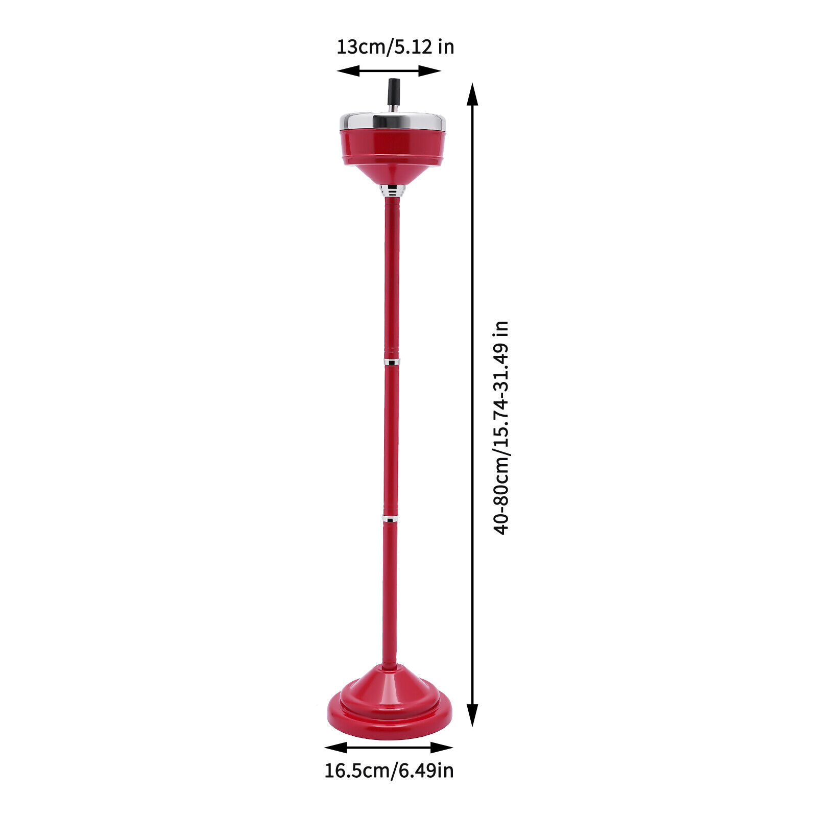 Miumaeov Adjustable Floor-standing Ashtray Detachable Floor Stand