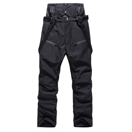 SDNall Womenski Pants Womens and Mens Ski Pants Mens Large Size Warm Snowboard Double Board Windproof Ski Pants Sizes:S-2XL