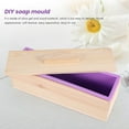 thumbnail image 2 of Rectangular Wooden Soap Mold With Silicone Liner Cover Loaf Soap Mold Tool Diy Soap Candle Mold 1200g Mol, 2 of 6