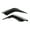 Chrome/Black, variant on KarParts360 For Lexus ES250/ES350/ES300h 2019 2020 2021 2022 Bumper Cover Molding Driver and Passenger Side | Pair | Front | Plastic | Chrome/Black | LX1038128, LX1039128 | 5310606010, 5310506010