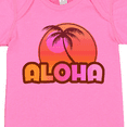 thumbnail image 4 of Inktastic Pink Aloha Palm Girls Baby Bodysuit, 4 of 5