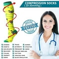 thumbnail image 3 of Compression Socks Men Women With 20-30mmHg Varicose Veins Edema Pregnancy Sports Socks Outdoor Marathon Golf Basketball Cycling, 3 of 7